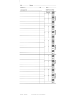 Tidkort för Amano PIX 200, 250 st