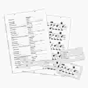 Däckmärkning Ventil - Etiketter, 150 st