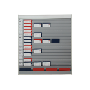 Servicemapptavla A4, bred modell med 15-fack