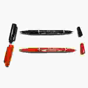 Kombipenna för nyckeltags/däcklappar