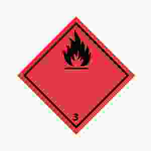 Farligt Gods-etikett Flammable Liquid, 250 st