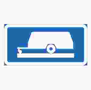 Parkeringsskylt Släpvagn