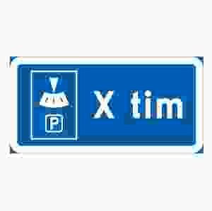 Parkeringsskylt P-skiva