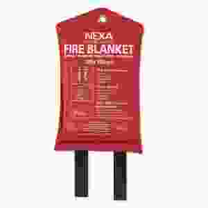 Brandfilt Silikon Röd 120 x 120 cm