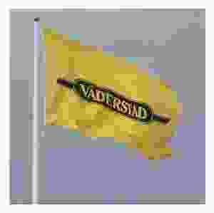 Screentryckt flagga 165g med 2-färgstryck