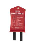 Brandfilt Silikon Röd 120 x 120 cm